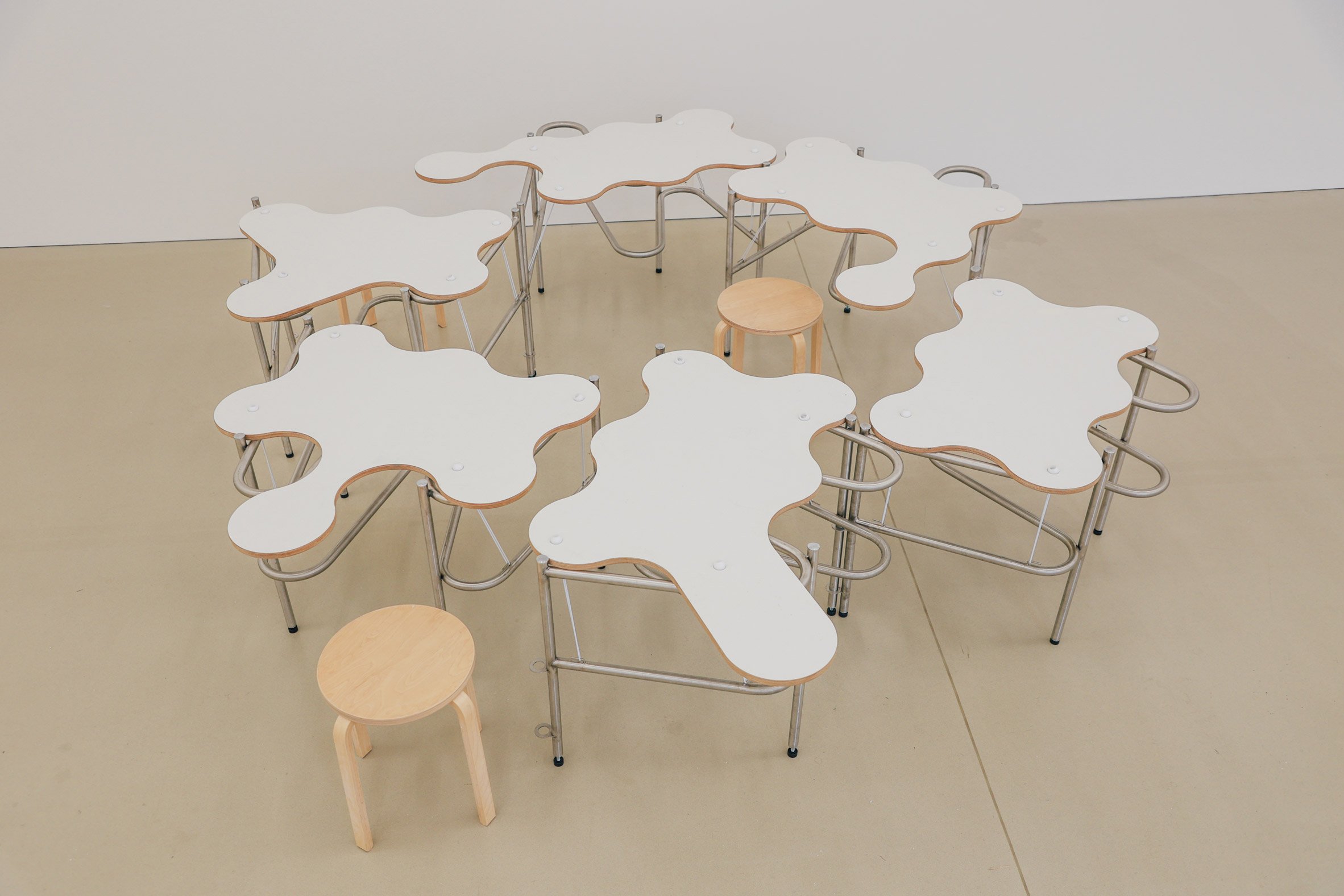 Partly Cloudy Tables by McCloy + Muchemwa and Mitre & Mondays