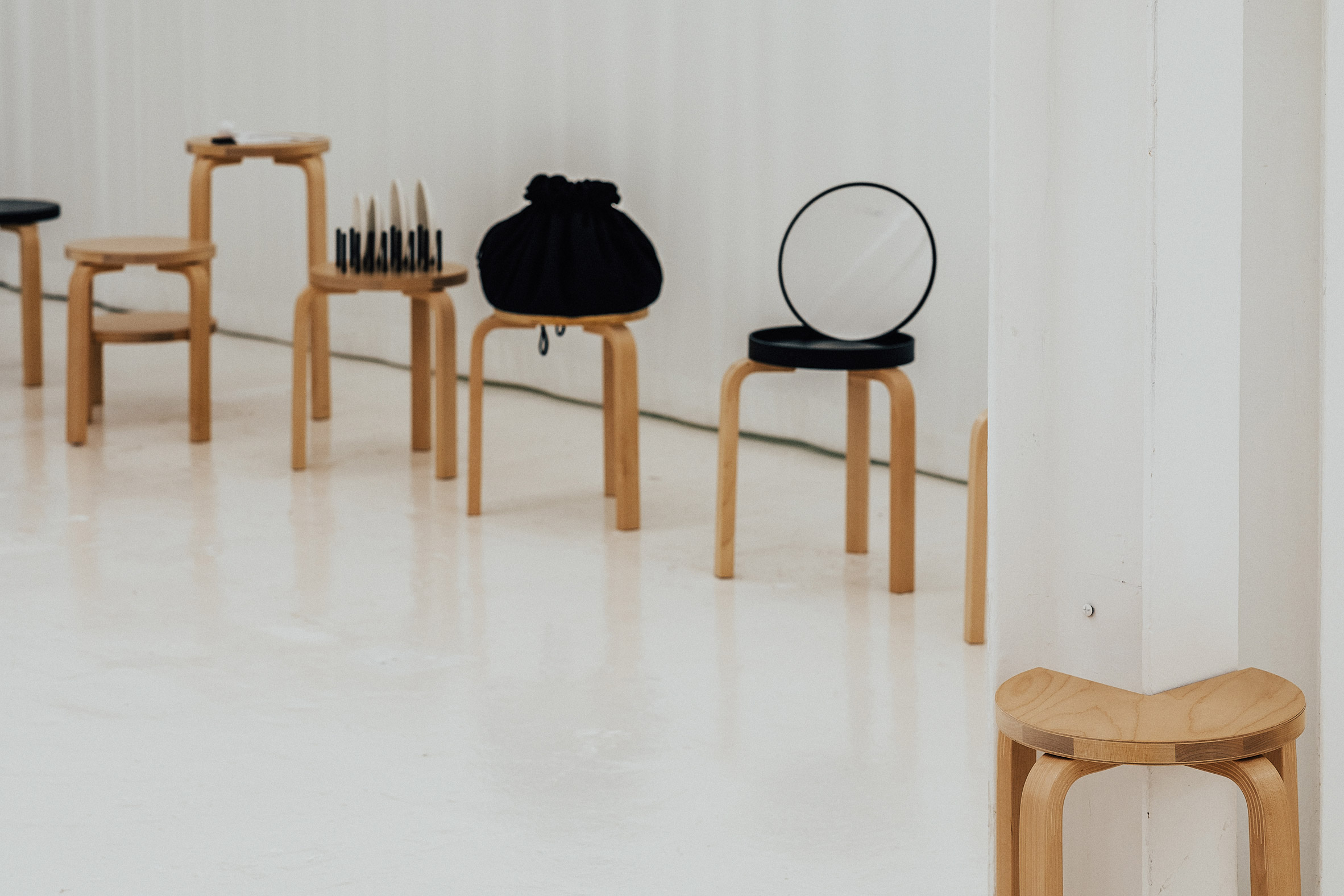 Alternative Alvar Aalto Stool 60 designs by Daisuke Motigo