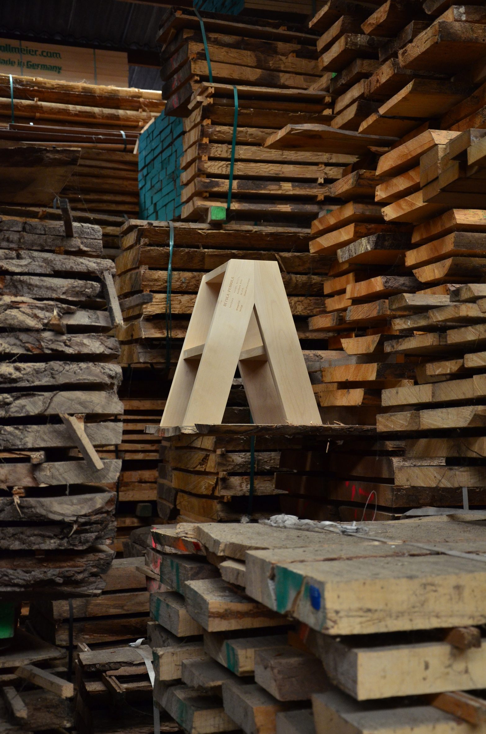 Every +52 stool is inscribed with design information