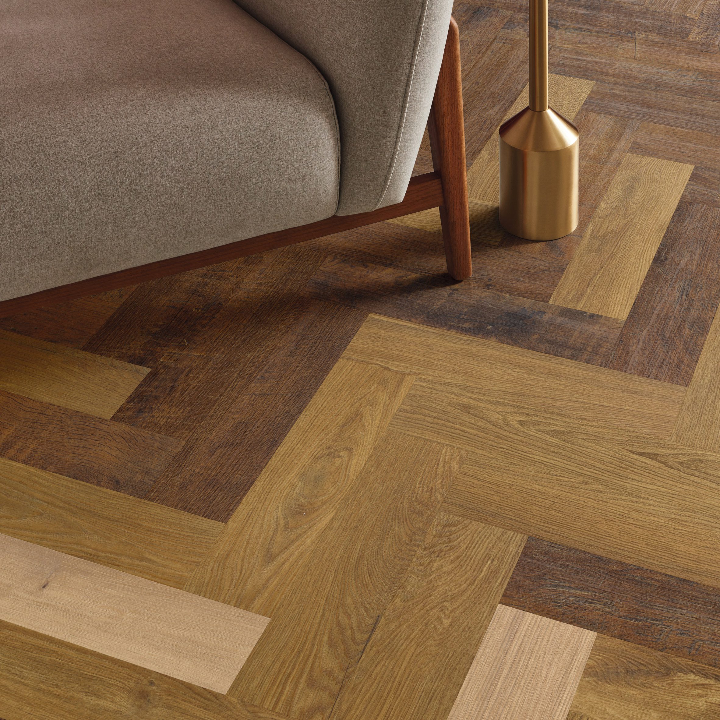 Van Gogh herringbone collection flooring by Karndean Designflooring