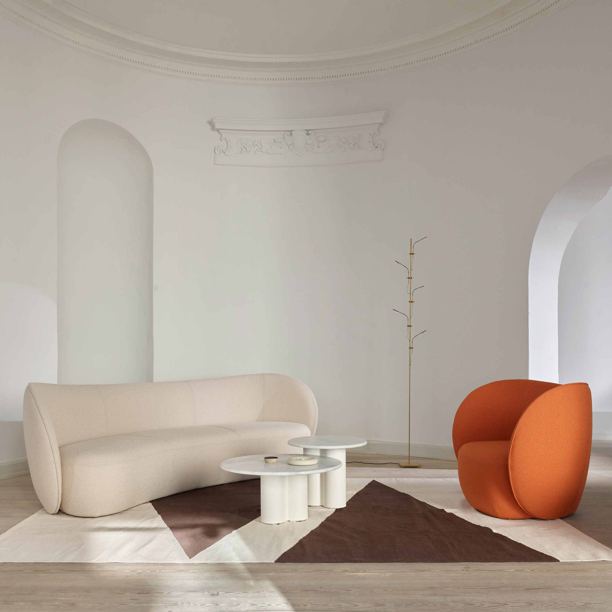 Bastille Lounge seating by Patrick Norgeut for Allermuir