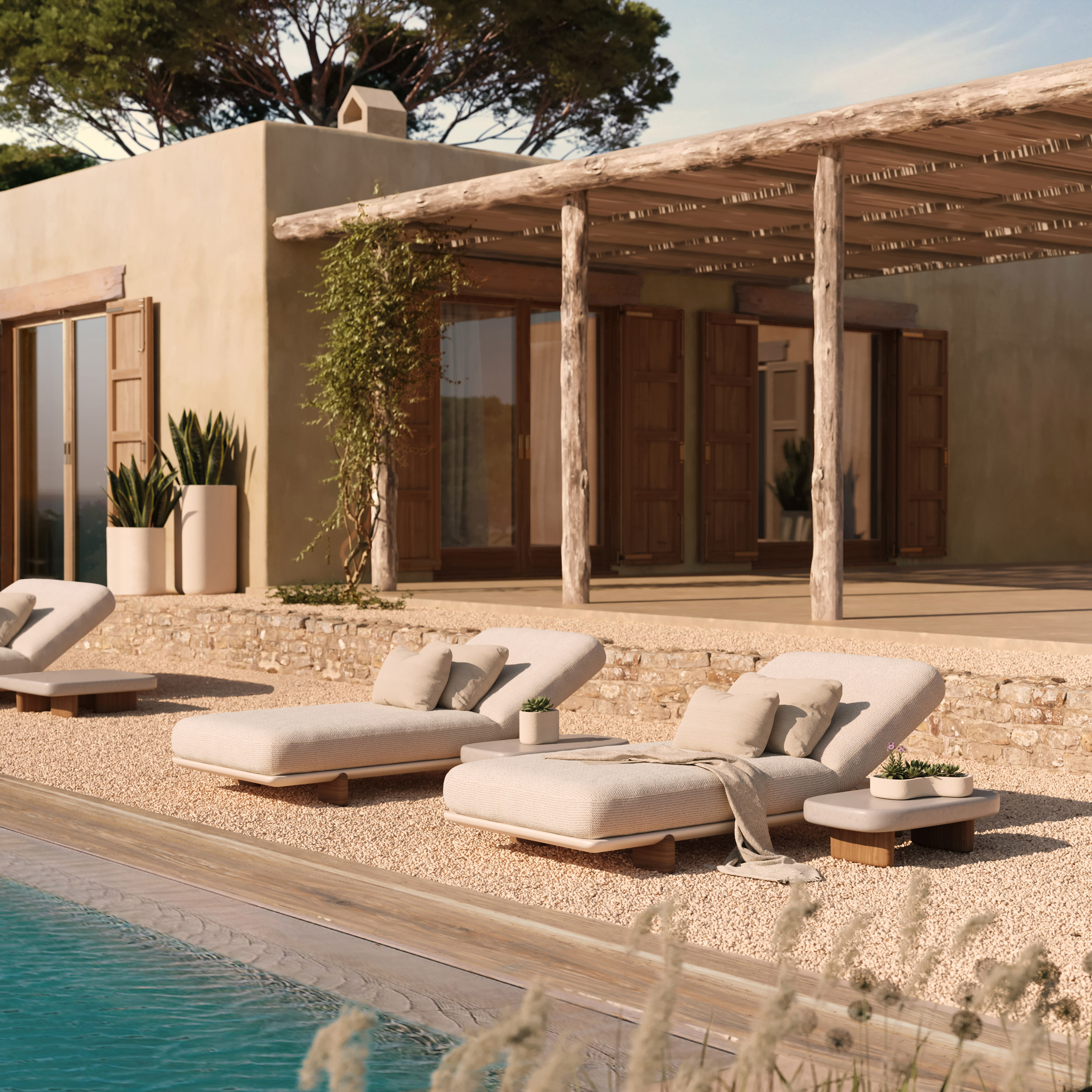 Milos outdoor collection by Jean-Marie Massaud for Vondom