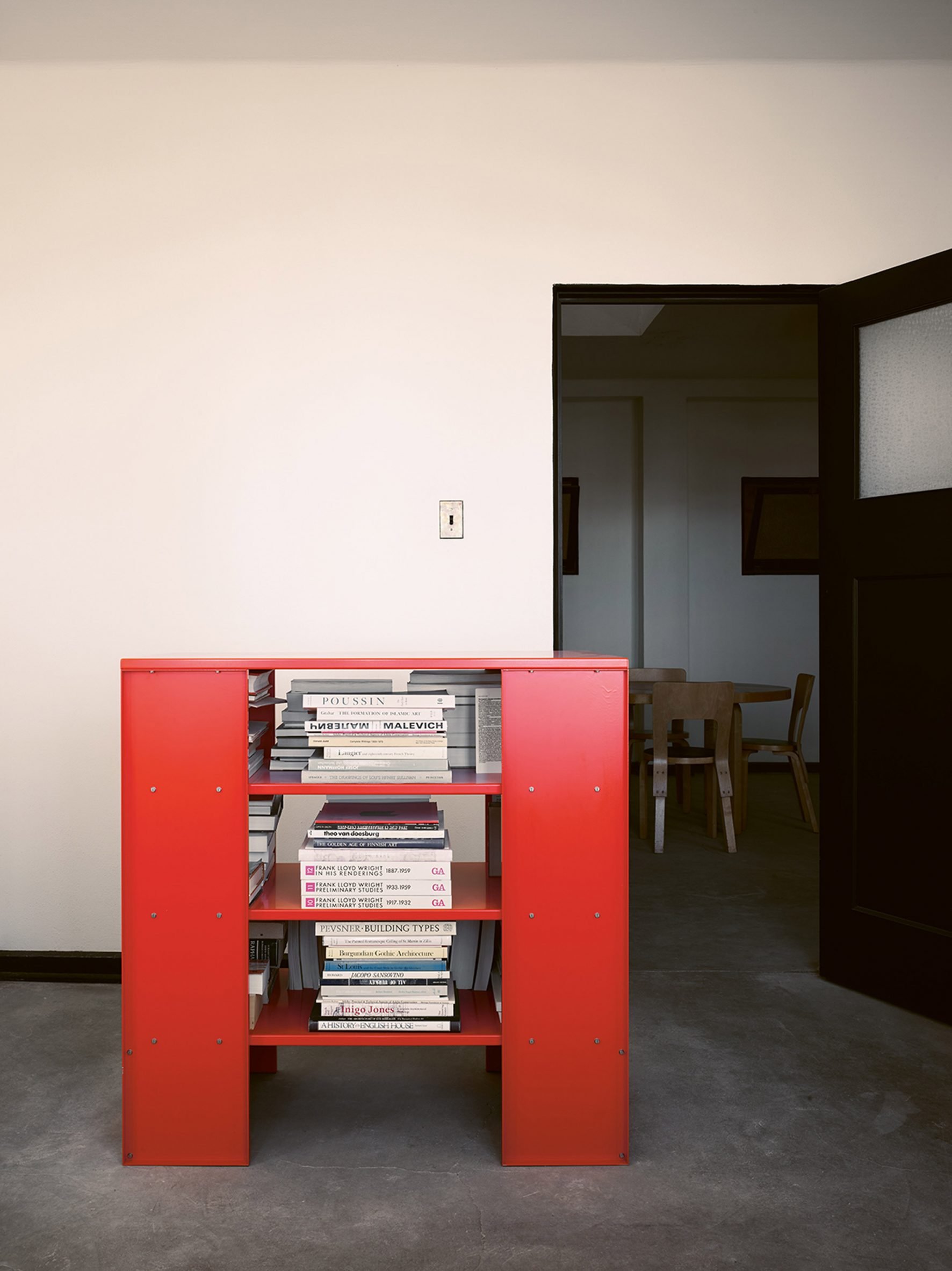 Donald Judd furniture: Metal Bookshelf