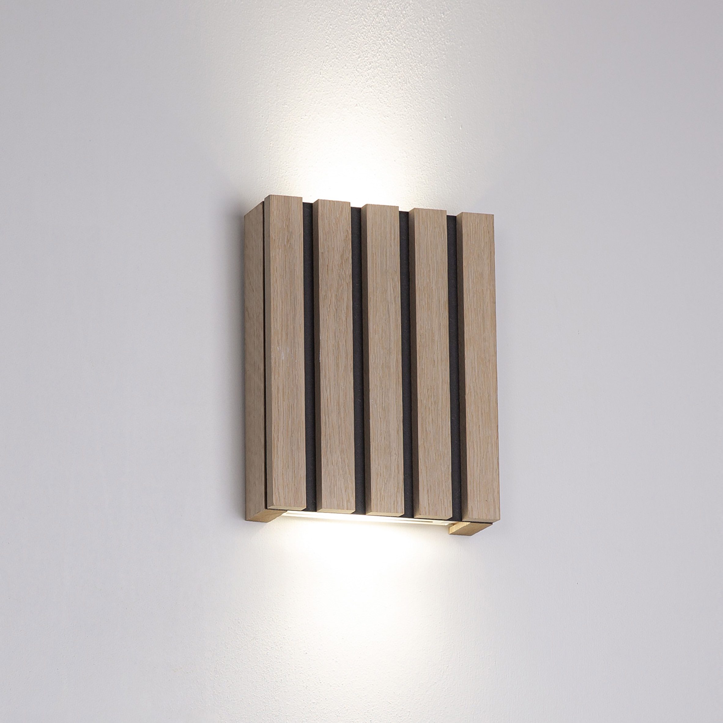 Wood Slat Wall Panel light by Tornado