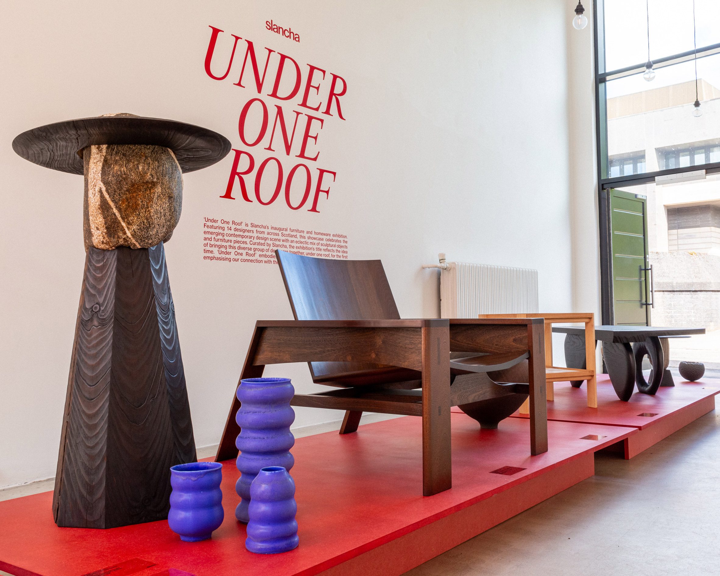 Overview of Under One Roof exhibition by Slacha