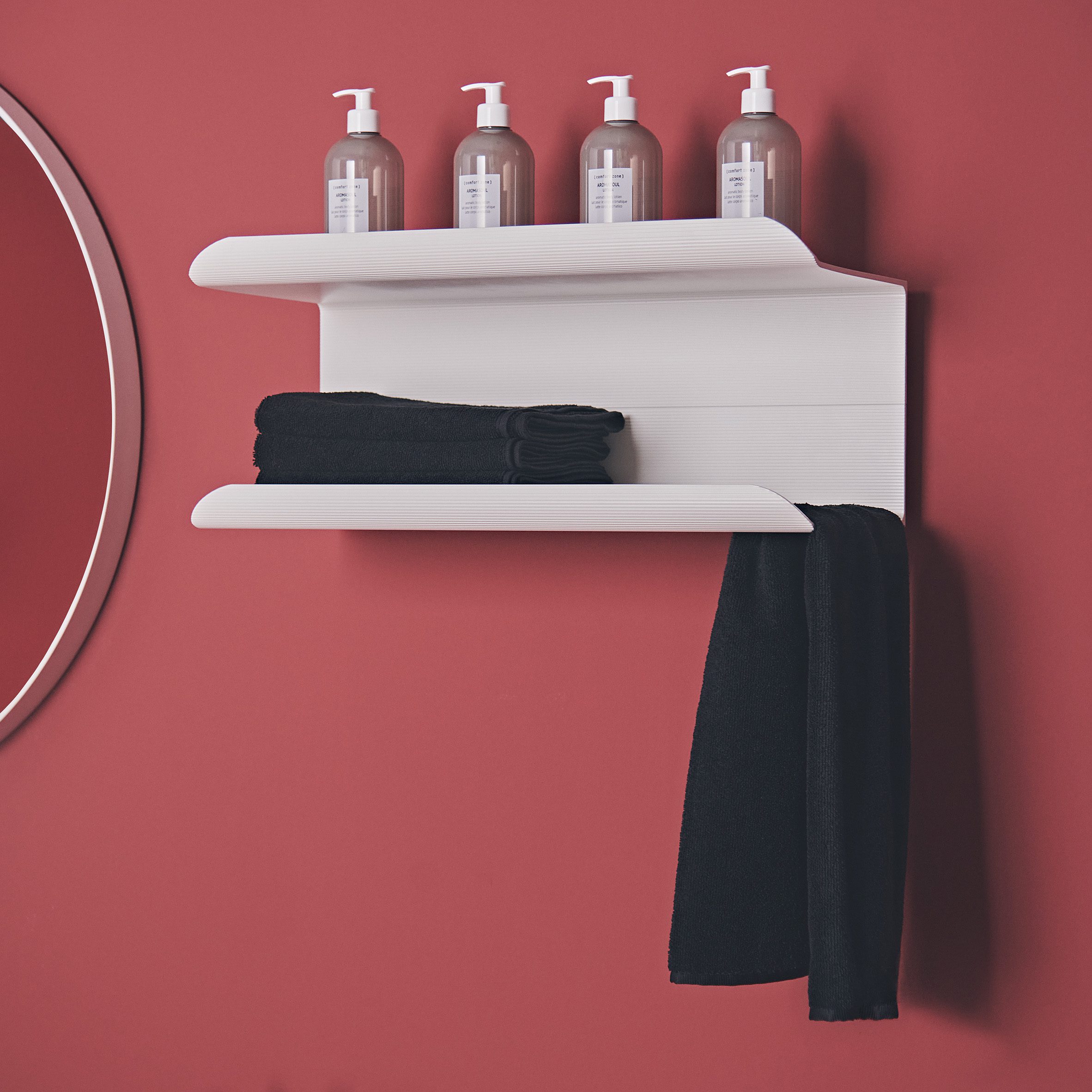 JJ heated towel rail by Ludovica Serafini and Roberto Palomba for Tubes