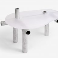 Cylinder table by Jeonghwa Seo