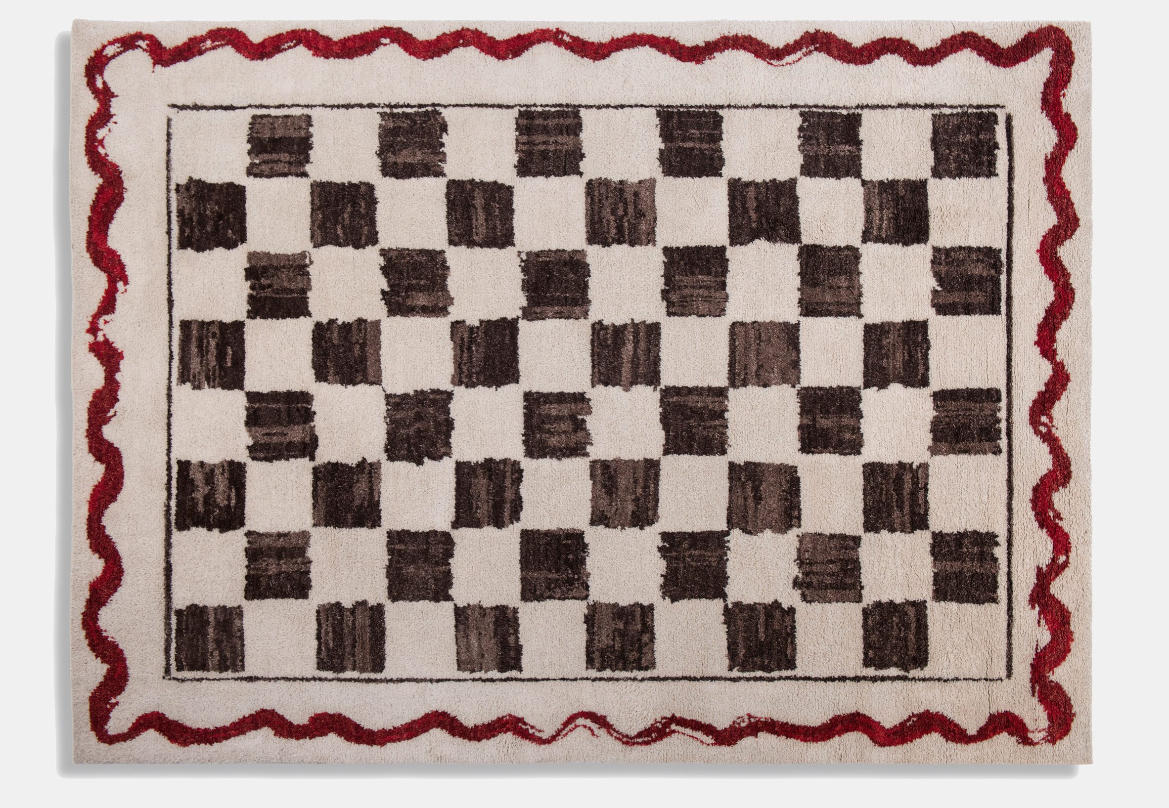 Checkerboard rug