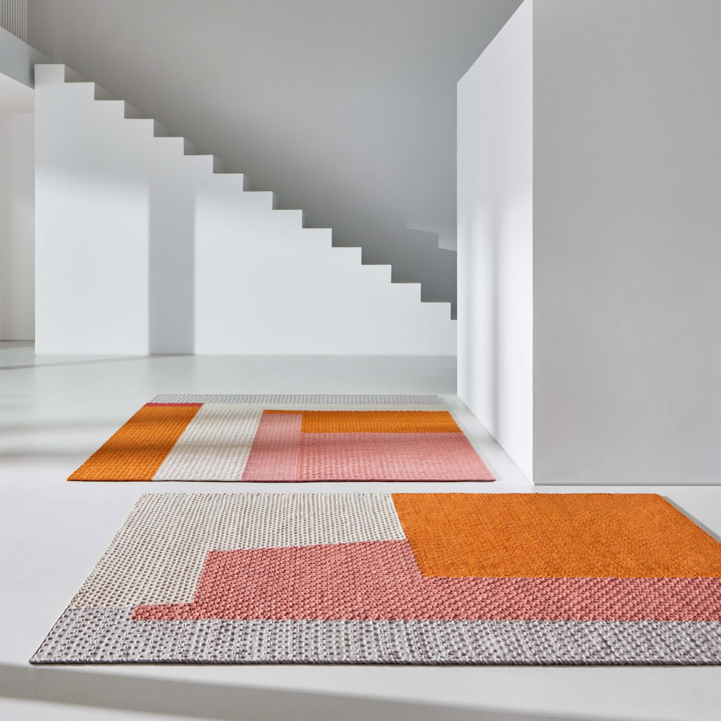 Weave rugs designed by Helena Rohner